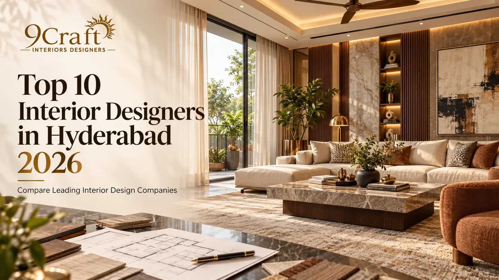 Top 10 interior designers in Hyderabad compared for 2026